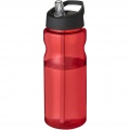 H2O Active® Eco Base 650 ml spout lid sport bottle, Red / Solid black