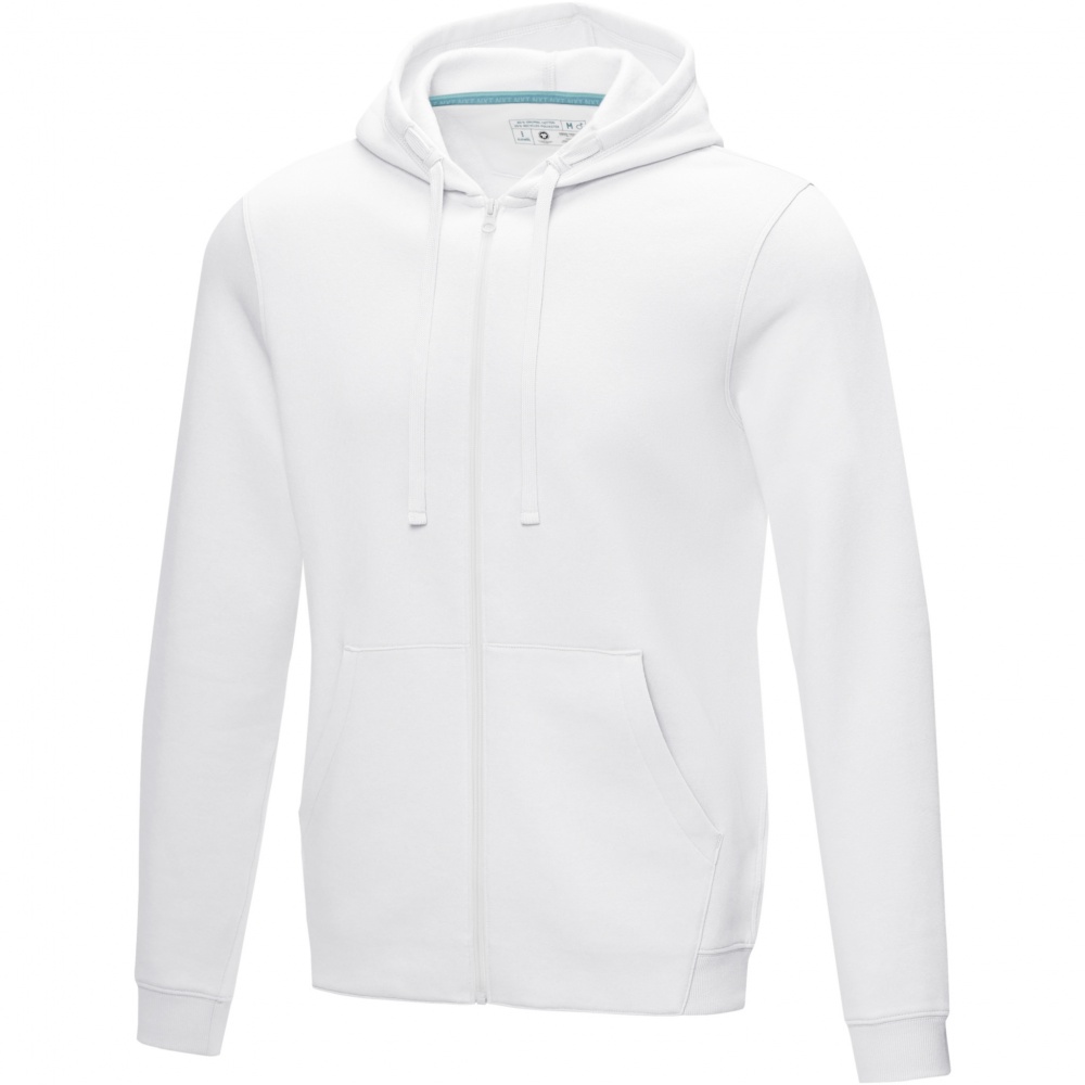 Logotrade corporate gift picture of: Ruby men’s organic recycled full zip hoodie