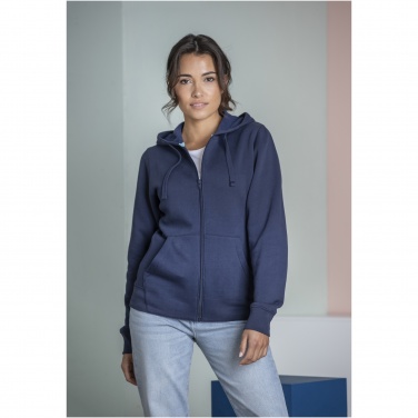 Logotrade advertising products photo of: Ruby women’s organic recycled full zip hoodie