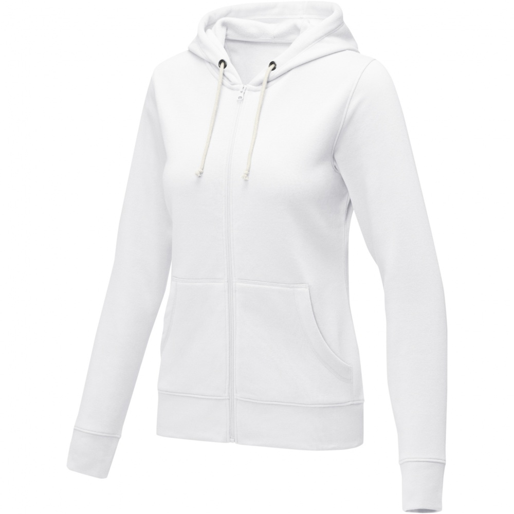 Logo trade promotional giveaway photo of: Theron women’s full zip hoodie