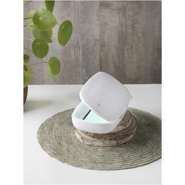 Logo trade corporate gifts picture of: Capsule UV smartphone sanitizer with 5W wireless charging pad