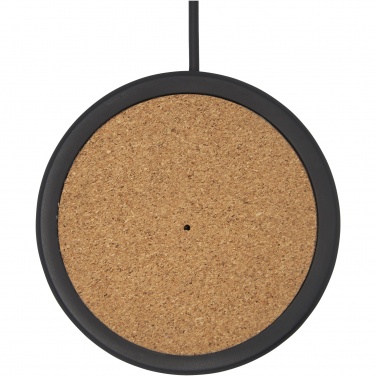 Logo trade business gift photo of: Kivi 10W limestone/cork wireless charging pad