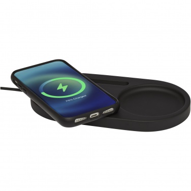 Logotrade corporate gift picture of: Klip 5W wireless charging desk organizer