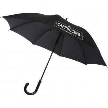 Logotrade promotional product image of: Fontana 23" auto open umbrella with carbon look and crooked handle