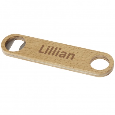 Logotrade promotional items photo of: Origina wooden bottle opener