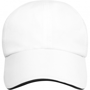 Logo trade promotional items image of: Morion 6 panel GRS recycled cool fit sandwich cap