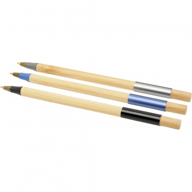 Logo trade corporate gifts image of: Kerf 3-piece bamboo pen set