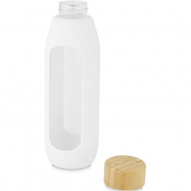 Logo trade promotional items picture of: Tidan 600 ml borosilicate glass bottle with silicone grip
