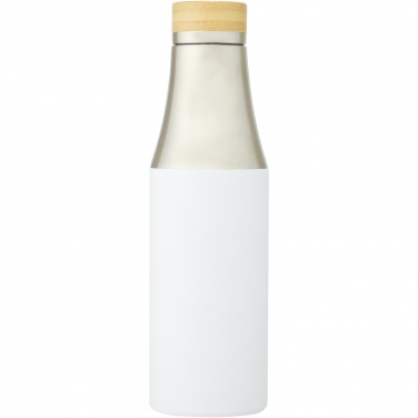 Logotrade promotional merchandise picture of: Hulan 540 ml copper vacuum insulated stainless steel bottle with bamboo lid