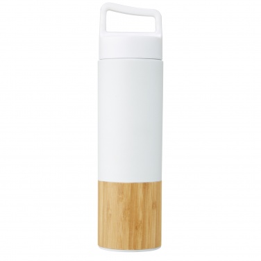 Logo trade promotional item photo of: Torne 540 ml  stainless steel bottle with bamboo outer wall