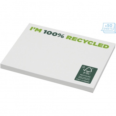Logotrade promotional products photo of: Sticky-Mate® recycled sticky notes 100x75 mm