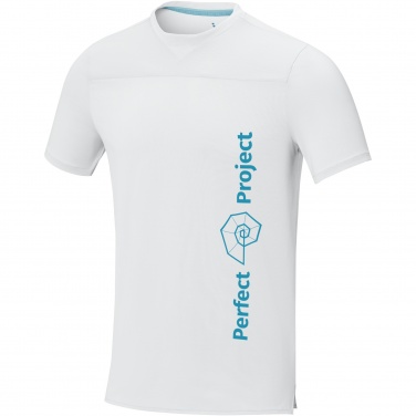 Logo trade promotional merchandise image of: Borax short sleeve men's GRS recycled cool fit t-shirt