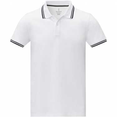 Logo trade corporate gift photo of: Amarago short sleeve men's tipping polo