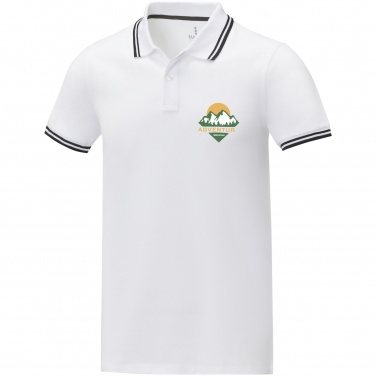 Logotrade promotional items photo of: Amarago short sleeve men's tipping polo