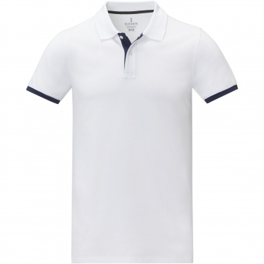 Logo trade promotional gifts picture of: Morgan short sleeve men's duotone polo
