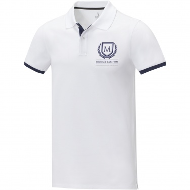 Logo trade promotional products image of: Morgan short sleeve men's duotone polo