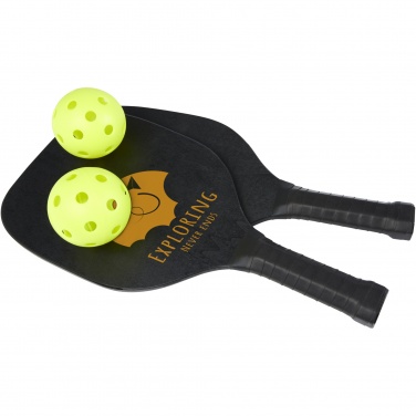 Logo trade promotional merchandise image of: Enrique paddle set in mesh pouch