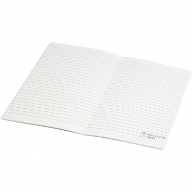 Logo trade promotional gifts image of: Dairy Dream A5 size reference recycled milk cartons cahier notebook