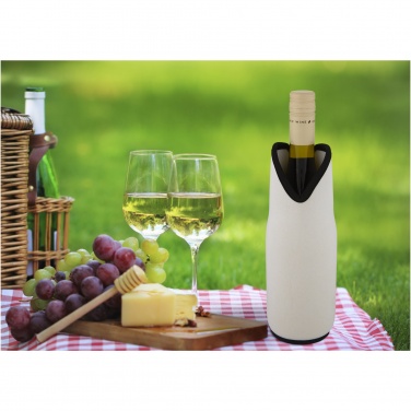 Logo trade promotional item photo of: Noun recycled neoprene wine sleeve holder