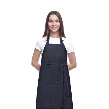 Logo trade corporate gifts image of: Jeen 200 g/m² recycled denim apron