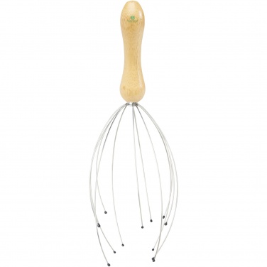 Logo trade promotional item photo of: Hator bamboo head massager
