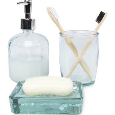 Logo trade promotional products picture of: Jabony 3-piece recycled glass bathroom set