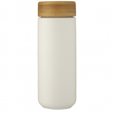 Logotrade promotional gift picture of: Lumi 300 ml ceramic tumbler with bamboo lid