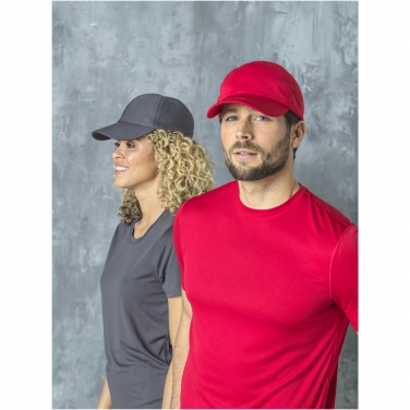 Logo trade corporate gifts image of: Cerus 6 panel cool fit cap