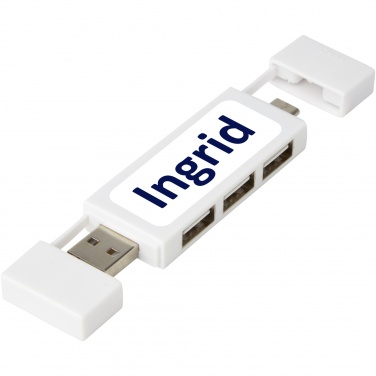 Logo trade promotional products picture of: Mulan dual USB 2.0 hub