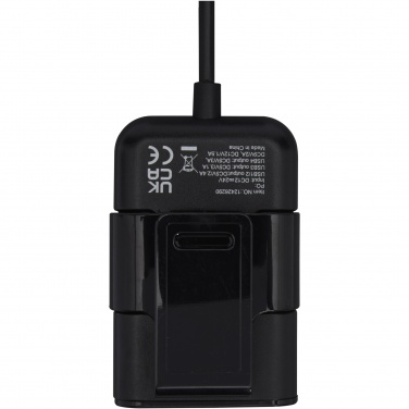 Logotrade advertising product picture of: Pilot dual car charger with QC 3.0 dual back seat extended charger