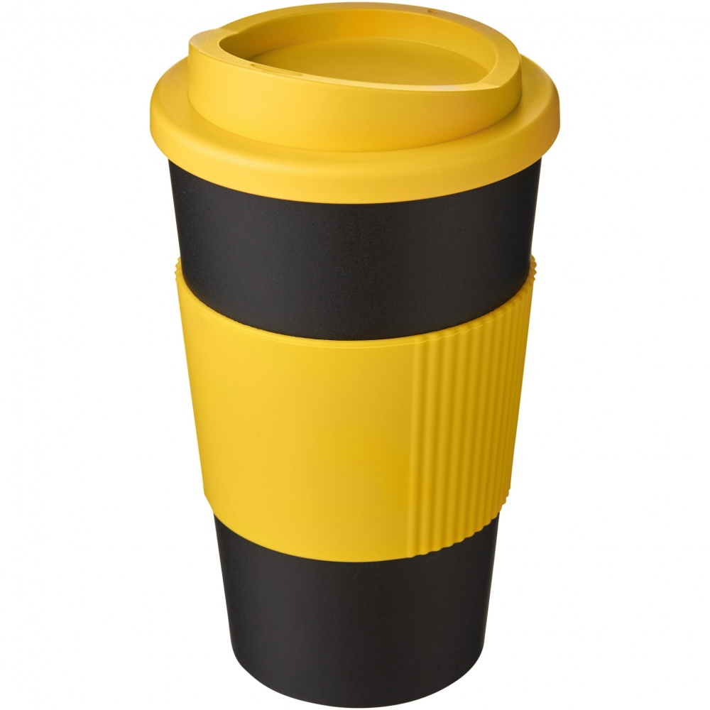 Logo trade promotional items picture of: Americano® 350 ml insulated tumbler with grip