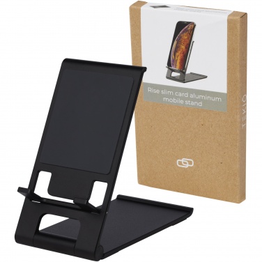 Logo trade promotional merchandise photo of: Rise slim aluminium phone stand