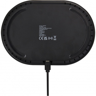 Logo trade advertising product photo of: Ray wireless charging pad with RGB mood light