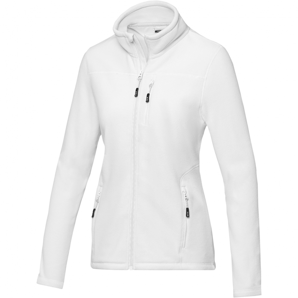 Logotrade promotional item picture of: Amber women's GRS recycled full zip fleece jacket