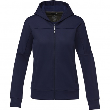 Logo trade promotional merchandise image of: Nubia women's performance full zip knit jacket