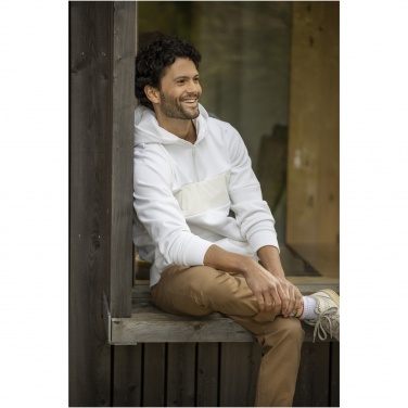 Logo trade business gifts image of: Sayan men's half zip anorak hooded sweater