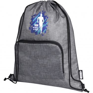Logotrade promotional merchandise image of: Ash recycled foldable drawstring bag 7L