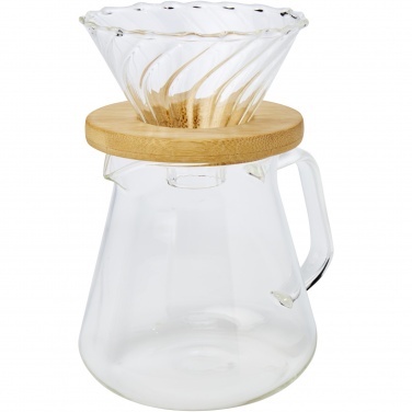 Logo trade promotional merchandise photo of: Geis 500 ml glass coffee maker