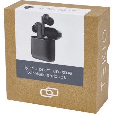 Logo trade promotional merchandise image of: Hybrid premium True Wireless earbuds