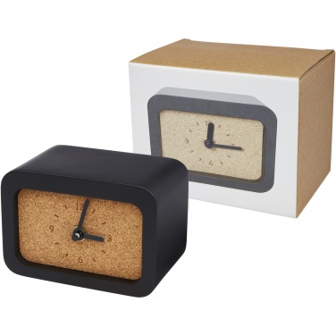 Logo trade promotional giveaway photo of: Momento wireless limestone charging desk clock