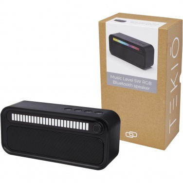Logo trade promotional giveaways picture of: Music Level 5W RGB mood light Bluetooth® speaker