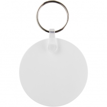 Logotrade promotional merchandise picture of: Tait circle-shaped recycled keychain