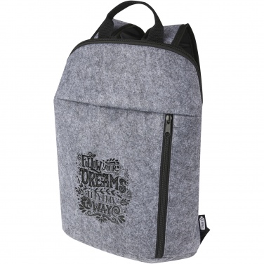 Logotrade promotional giveaway image of: Felta GRS recycled felt cooler backpack 7L