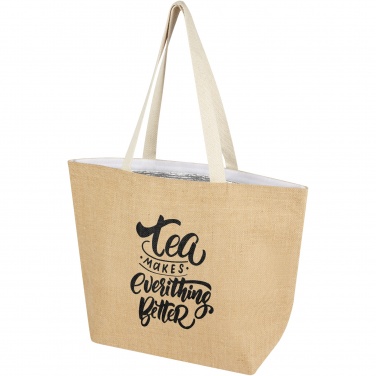 Logotrade advertising products photo of: Juta 300 g/m² jute cooler tote bag 12L