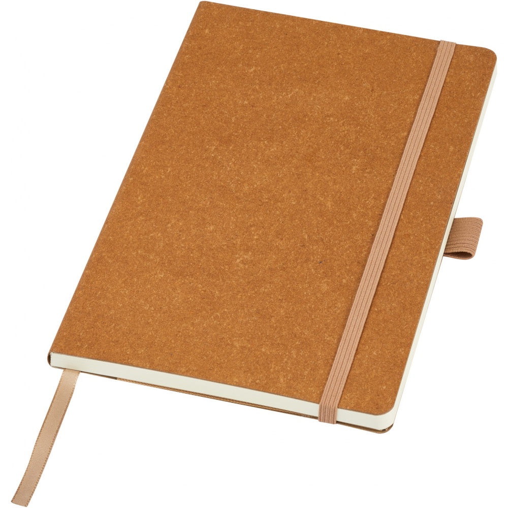 Logotrade advertising product image of: Kilau recycled leather notebook 