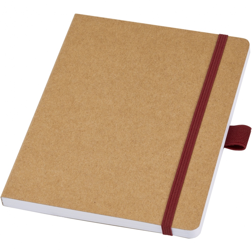 Logo trade promotional giveaways image of: Berk recycled paper notebook
