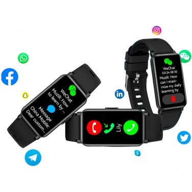 Logo trade advertising products image of: Prixton AT806 multisport smartband with GPS