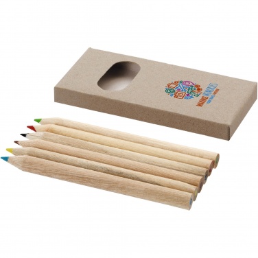 Logotrade promotional item image of: Artemaa 6-piece pencil colouring set