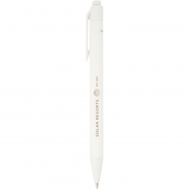 Logo trade business gifts image of: Chartik monochromatic recycled paper ballpoint pen with matte finish