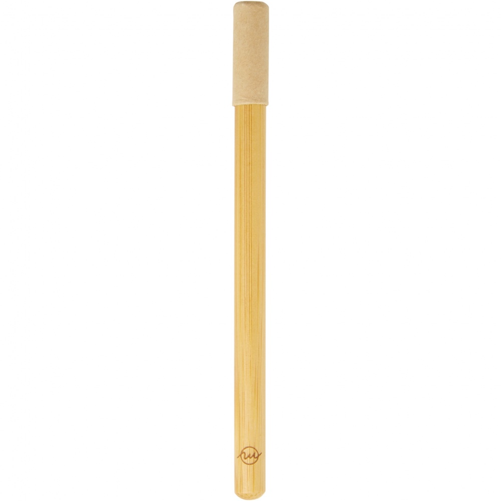 Logo trade business gifts image of: Perie bamboo inkless pen